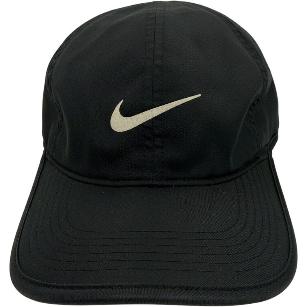 Nike Featherlight Dri-FIT Running Hat Black Adjustable Cap 679421-010 OSFM
